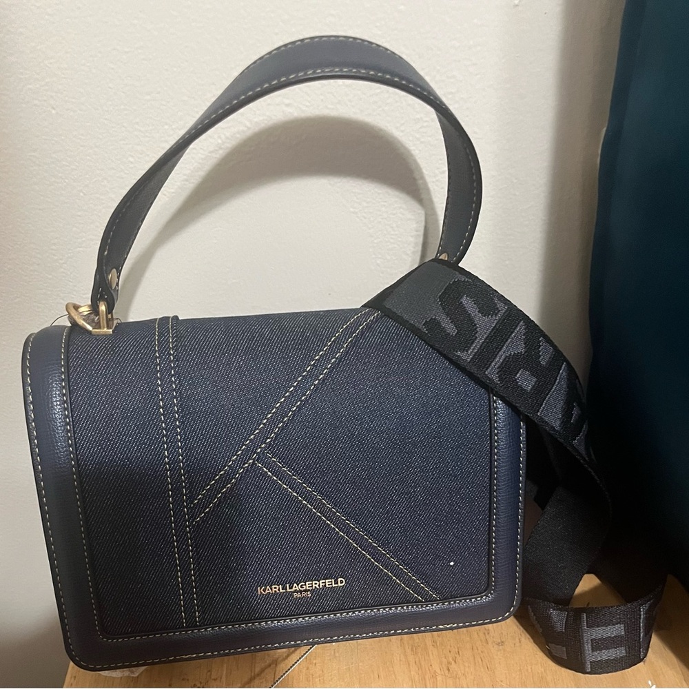 Karl Lagerfeld Dark Blue Crossbody Bag